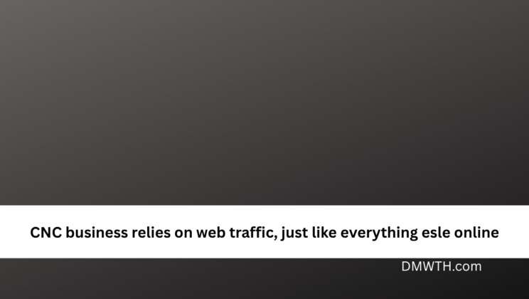 CNC business relies on web traffic, just like everything esle online